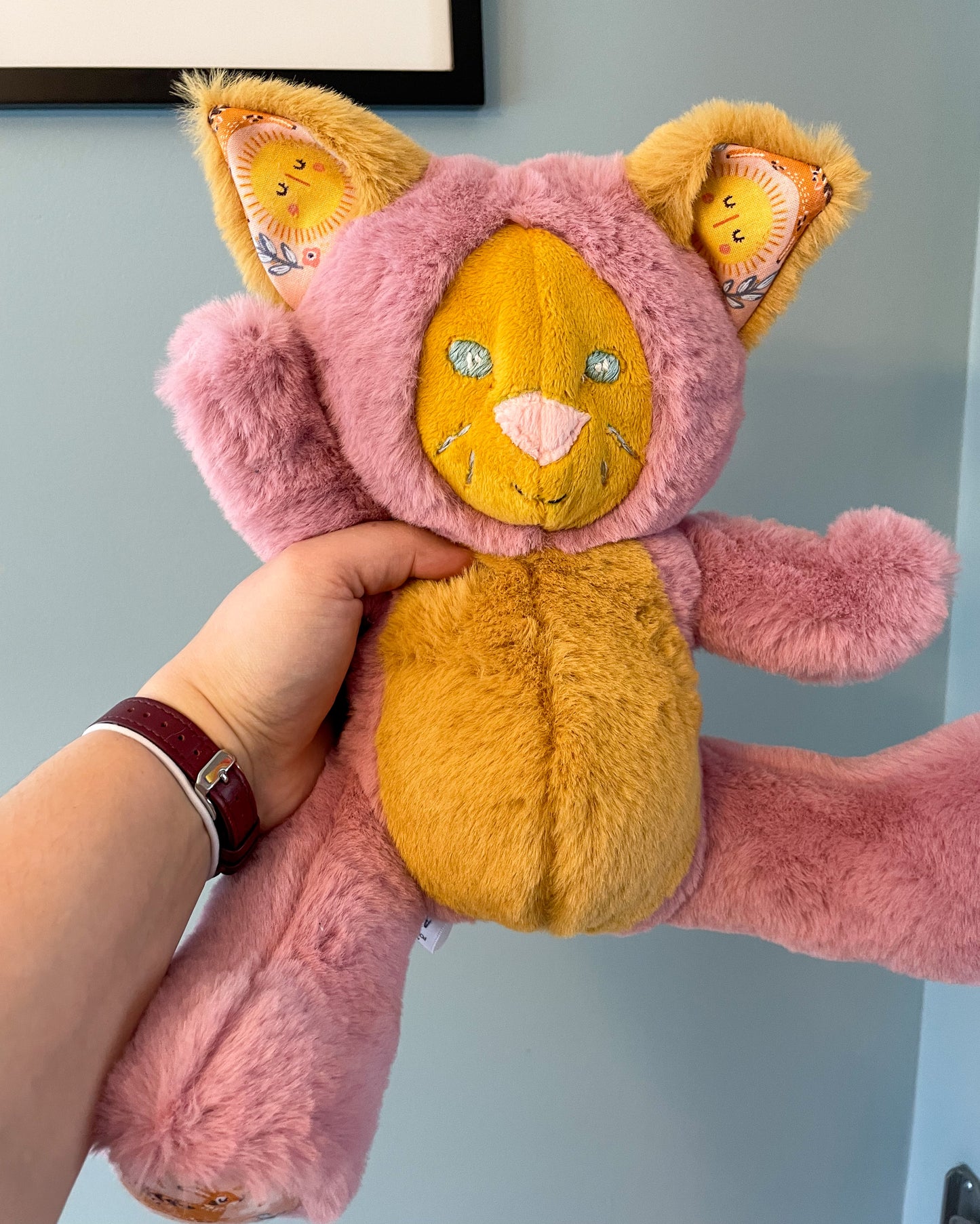 Sunrise Cat - Handmade Stuffed Animal Plush