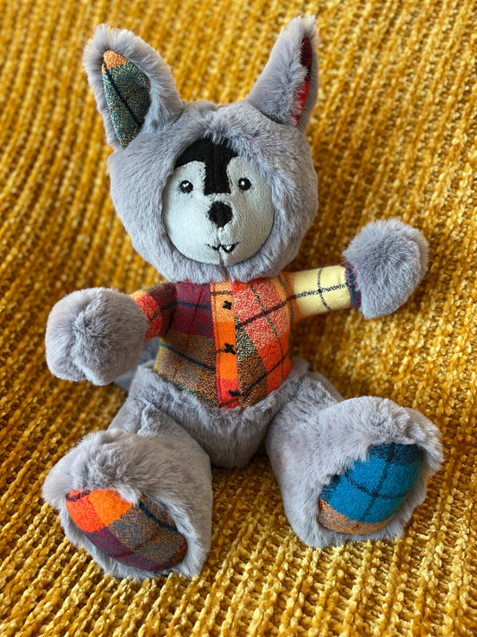 Clyde the Werewolf - Handmade Stuffed Animal