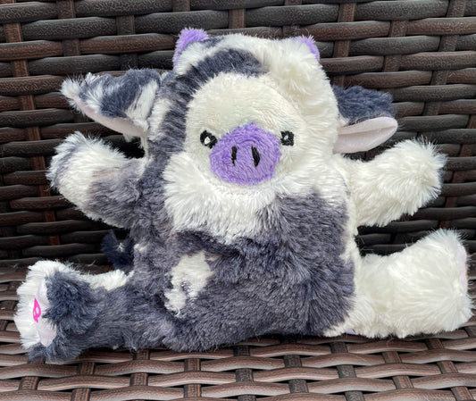 RETIRED - Hocus the Black Halloween Cow - Stuffed Animal Plush