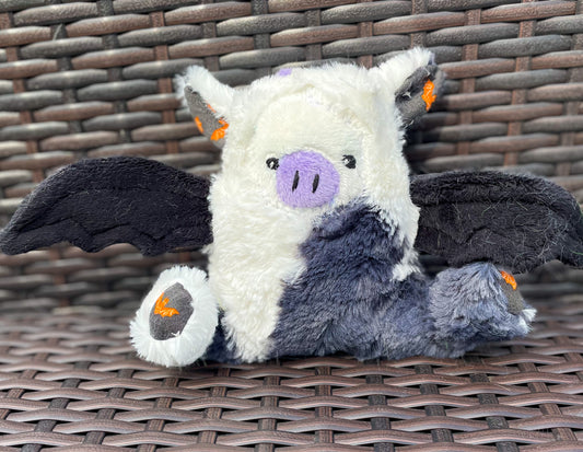 RETIRED - Bat Cow - Halloween Stuffed Animal Plush
