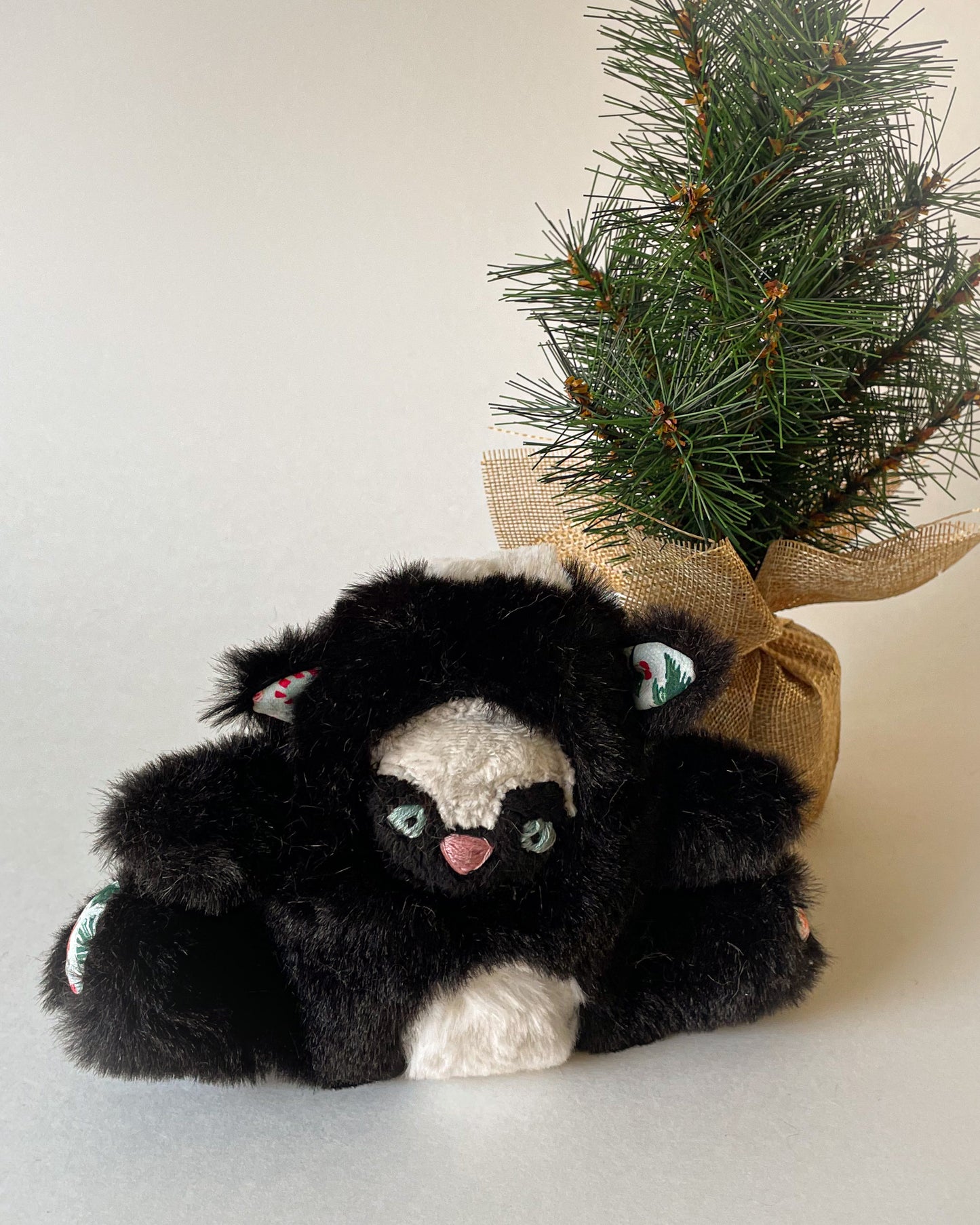 Mini Skunk - Handmade Stuffed Animal Plush