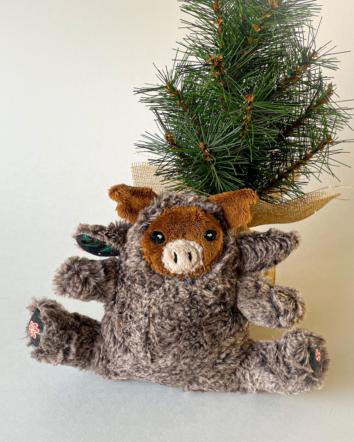 Mini Moose - Handmade Stuffed Animal Plush