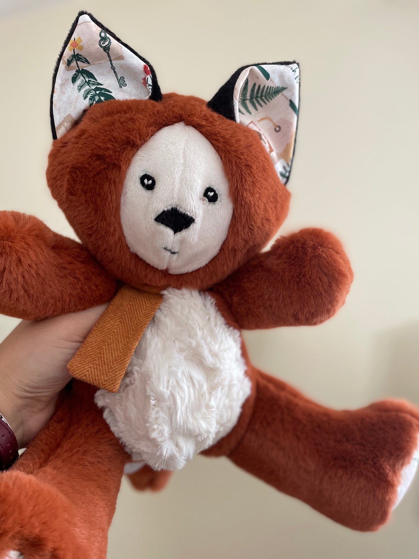 Fox with Gold Scarf