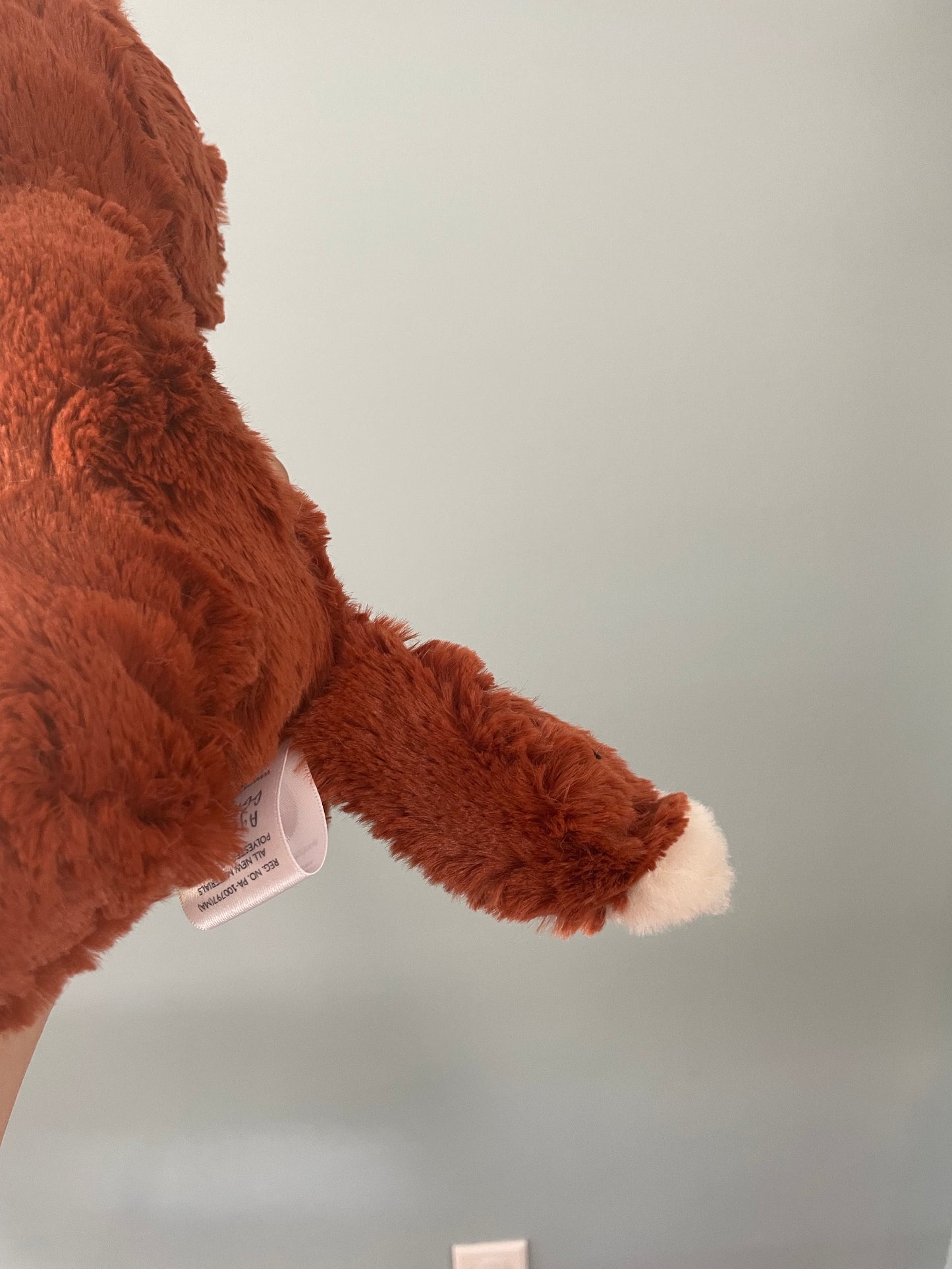 Ginger and Almond Floral Fox Stuffed Animal Plush