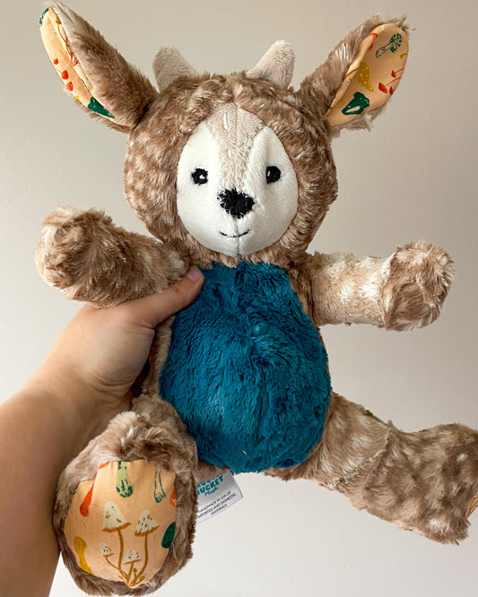 Mushroom Deer - Handmade Stuffed Animal Plush