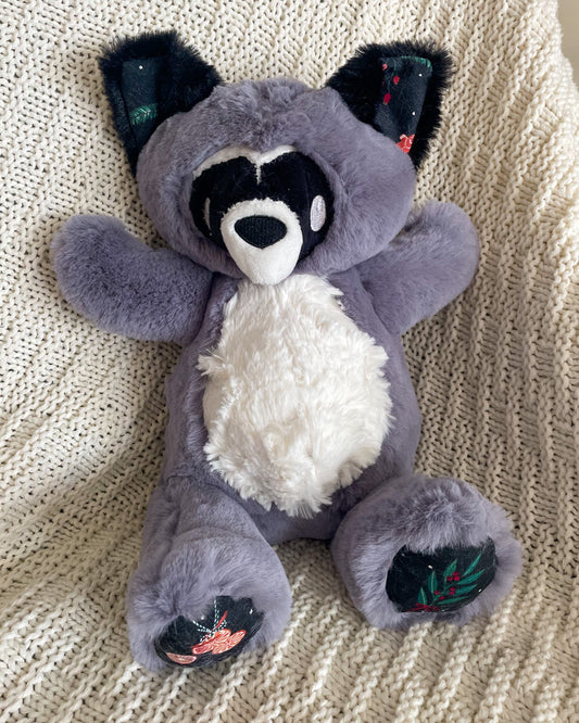Rue the Raccoon - Handmade Weighted Stuffed Animal Plush