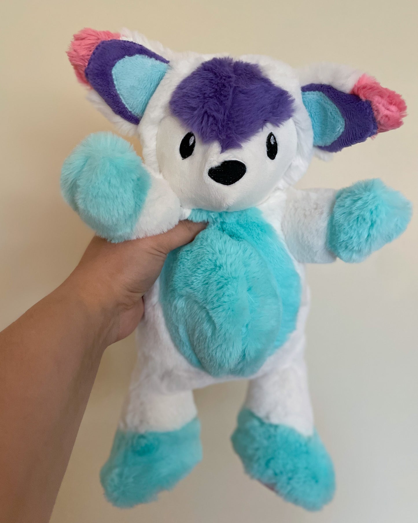 Colorful Fantasy Deer - Handmade Weighted Stuffed Animal Plush