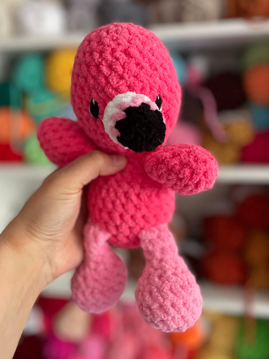 MADE TO ORDER - Flamingo Handmade Stuffed Animal Toy