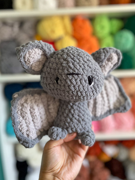 MADE TO ORDER - Neutral Bat, Handmade stuffed animal plush