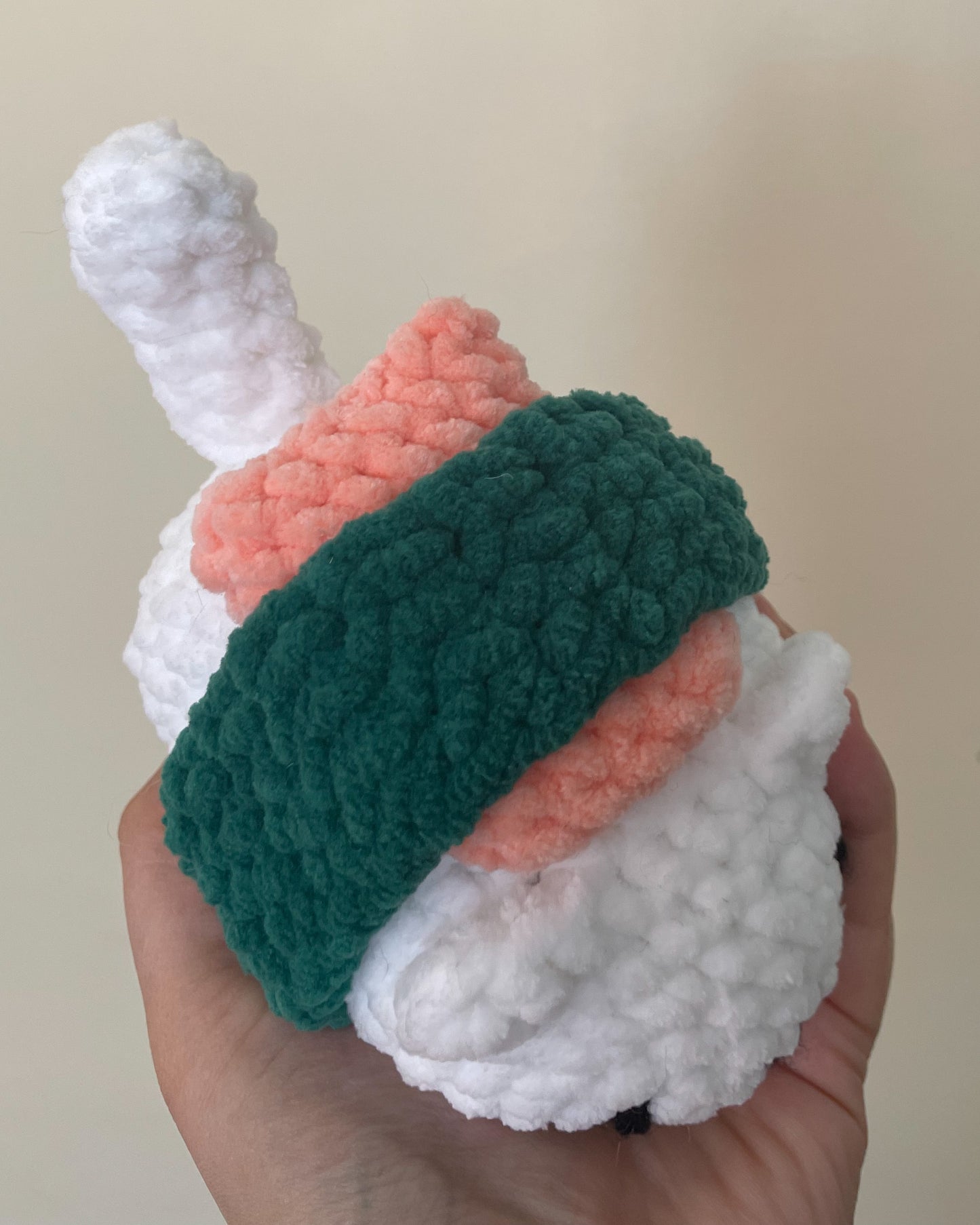 MADE TO ORDER - Sushi Cat, handmade stuffed animal plush