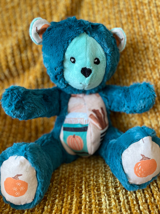 Teal Pumpkin Spice Latte Bear
