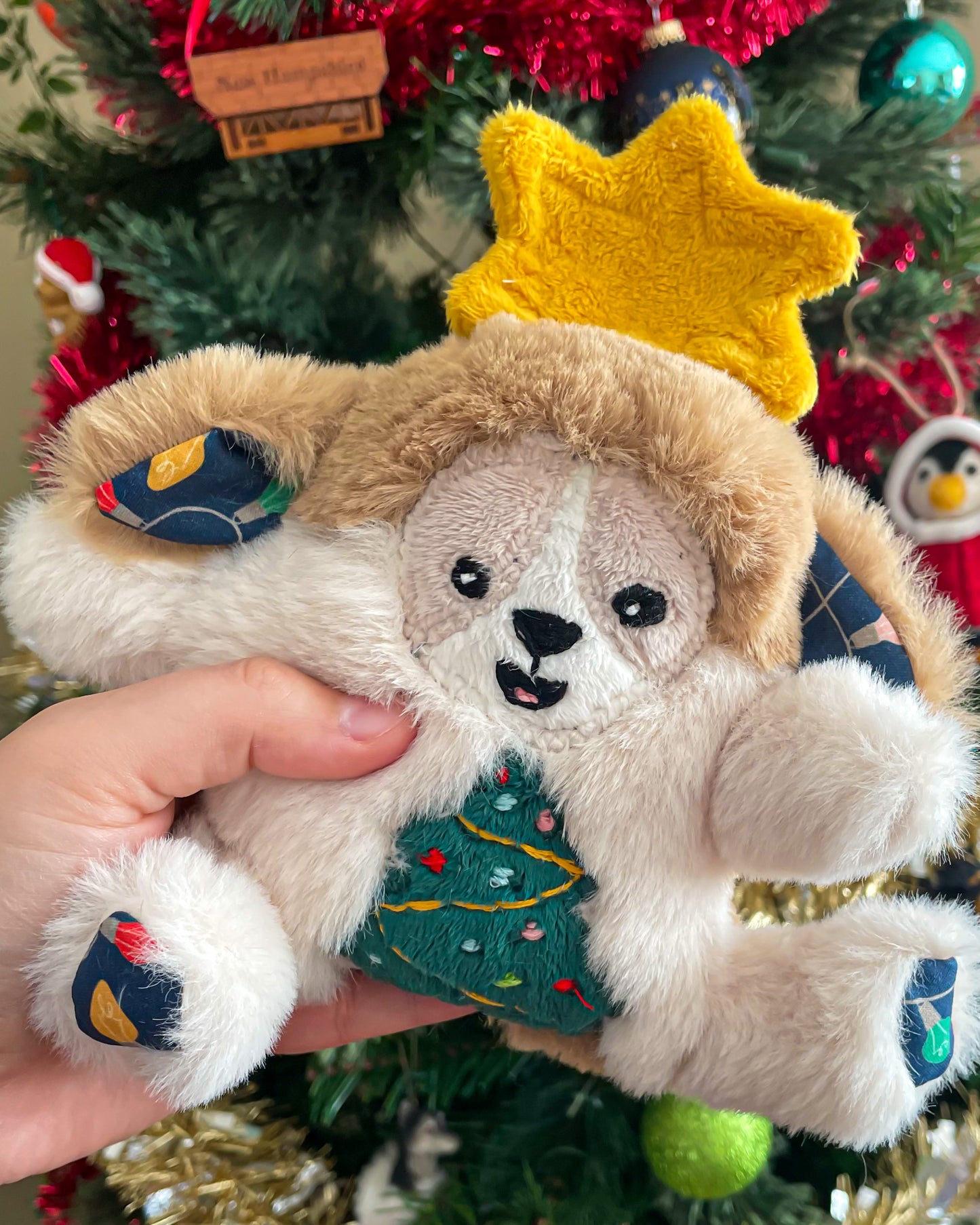 Christmas Tree Corgi - Handmade Stuffed Animal Plush