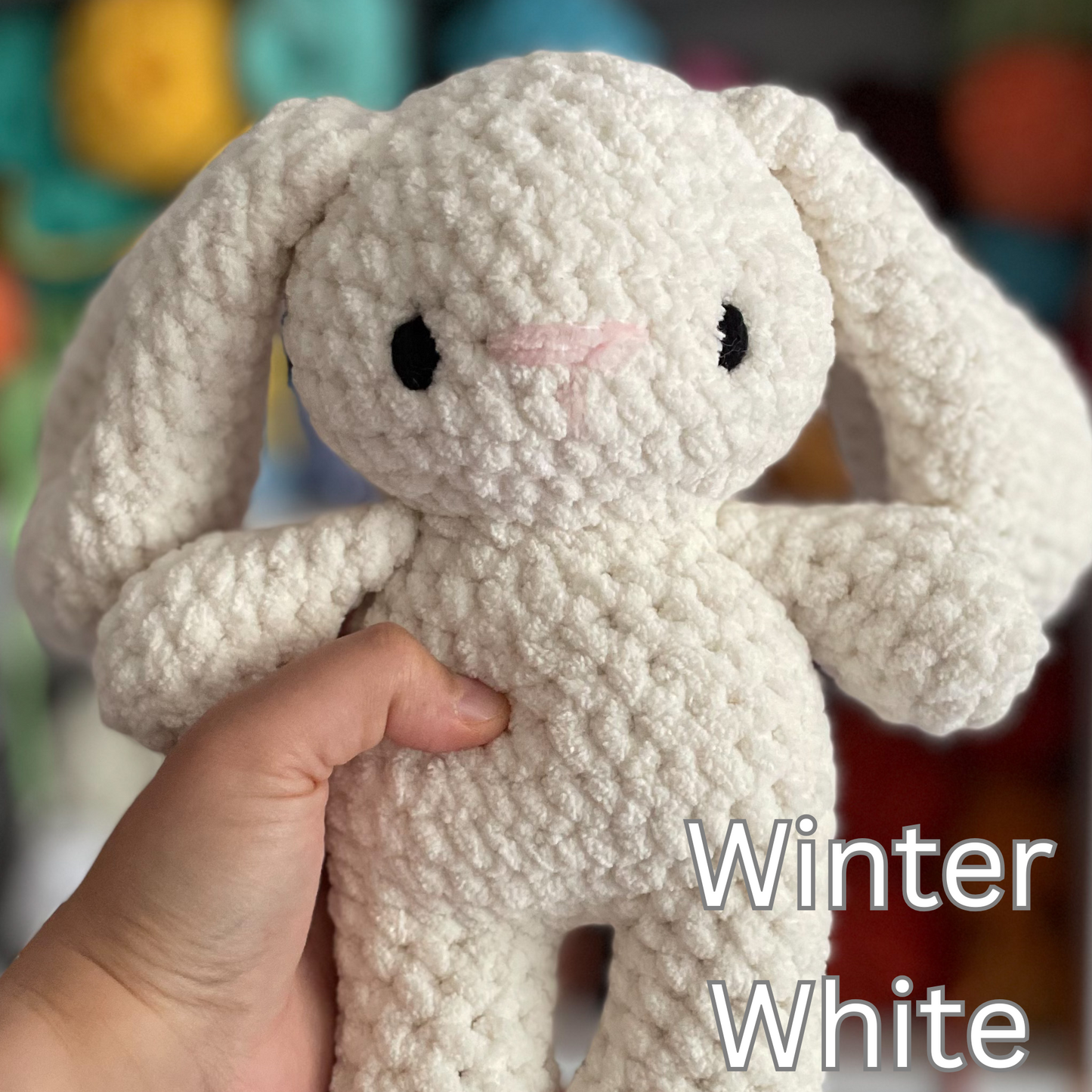 MADE TO ORDER - Custom Bunny, Handmade Crocheted Stuffed Animal Plush