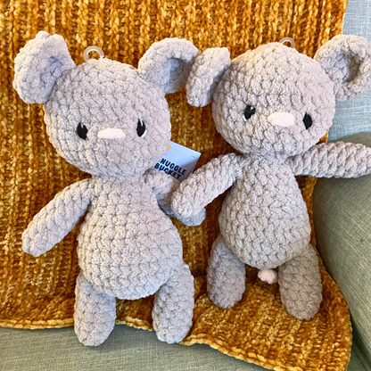 Cozy Mouse - Handmade Crochet Stuffed Animal Plush
