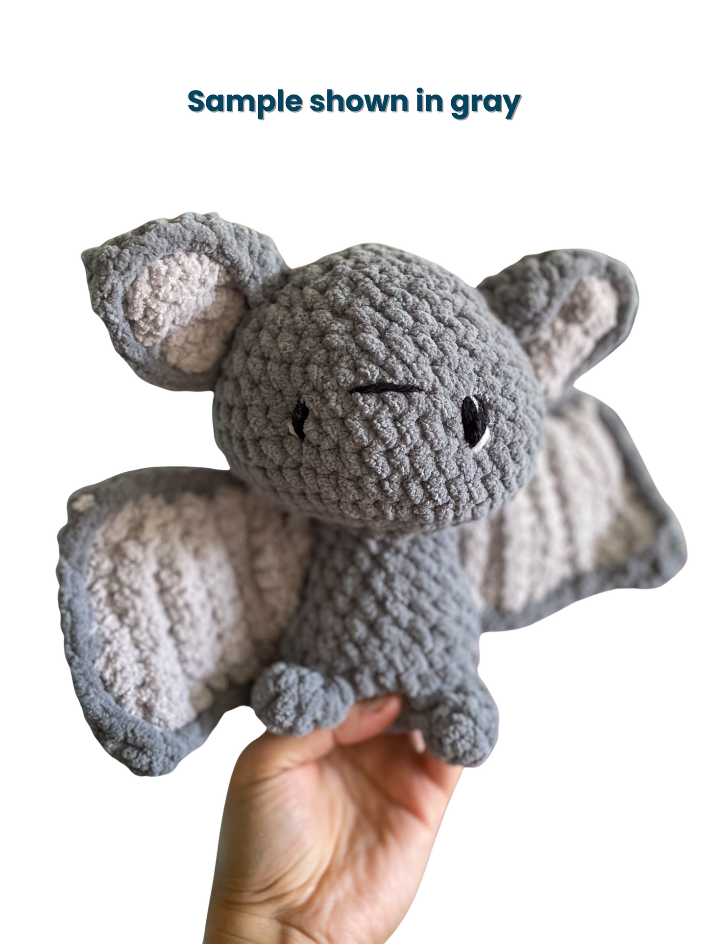 MADE TO ORDER - Neutral Bat, Handmade stuffed animal plush
