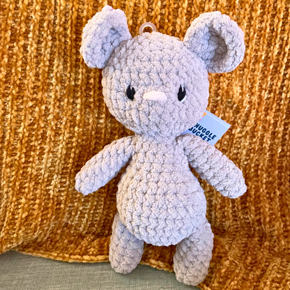 Cozy Mouse - Handmade Crochet Stuffed Animal Plush