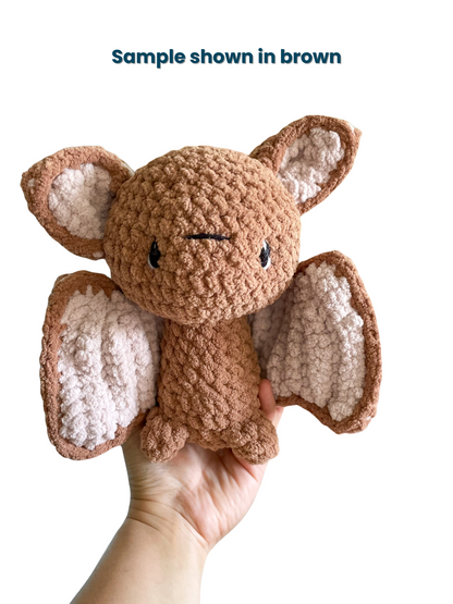 MADE TO ORDER - Neutral Bat, Handmade stuffed animal plush