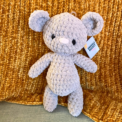 Cozy Mouse - Handmade Crochet Stuffed Animal Plush