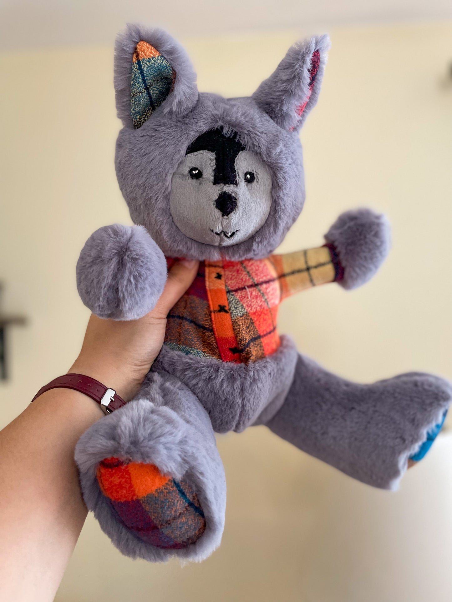 Clyde the Werewolf - Handmade Stuffed Animal