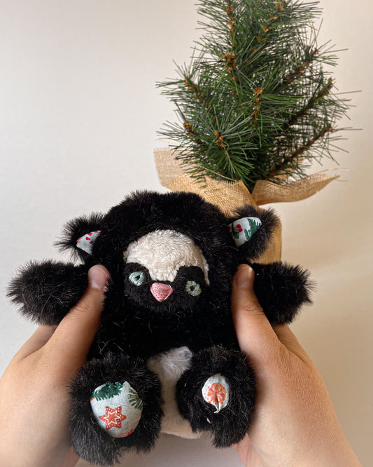 Mini Skunk - Handmade Stuffed Animal Plush