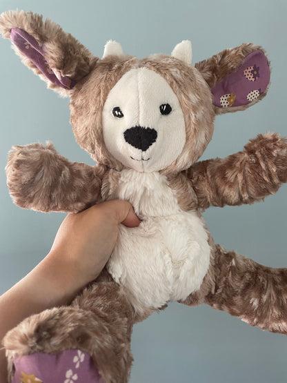 Brown and White Berry Deer Stuffed Animal Plush