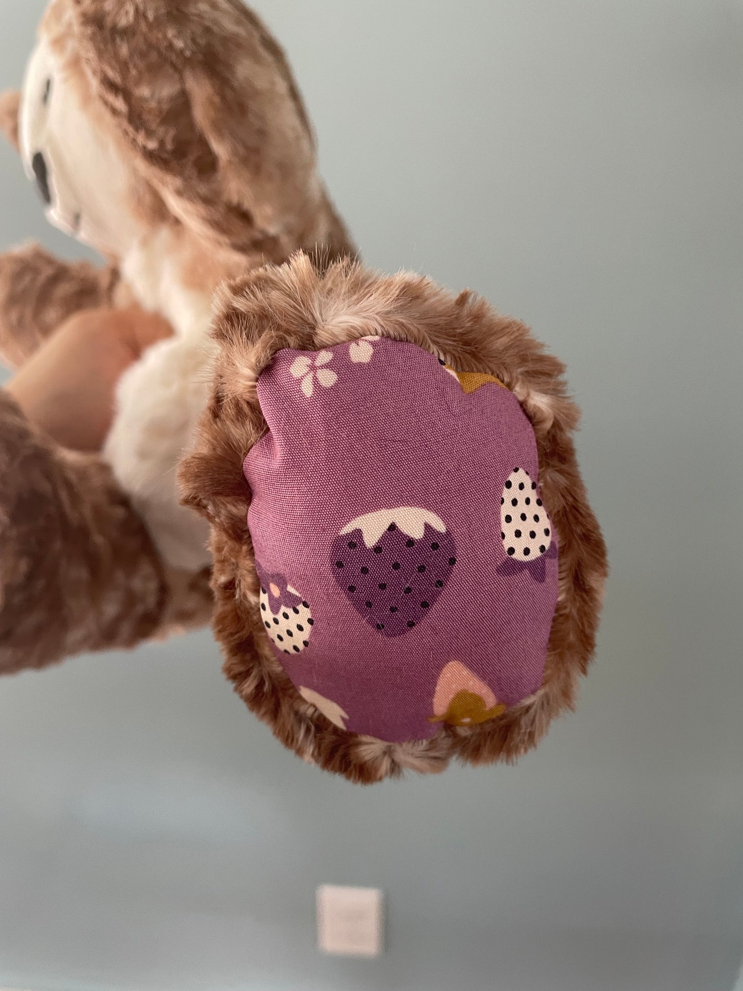 Brown and White Berry Deer Stuffed Animal Plush