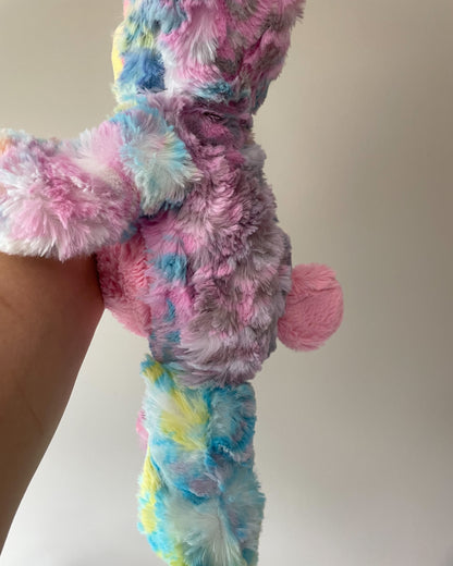 Coral Bear - Handmade Weighted Stuffed Animal Plush