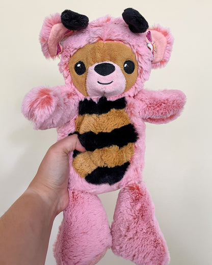 Rosie the Bumblebee Bear - Handmade Weighted Stuffed Animal Plush