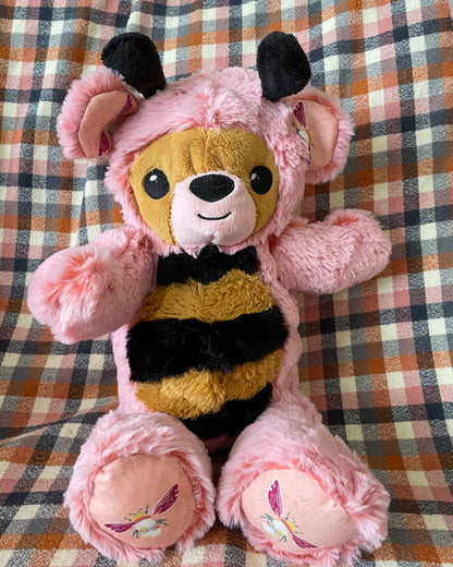 Rosie the Bumblebee Bear - Handmade Weighted Stuffed Animal Plush