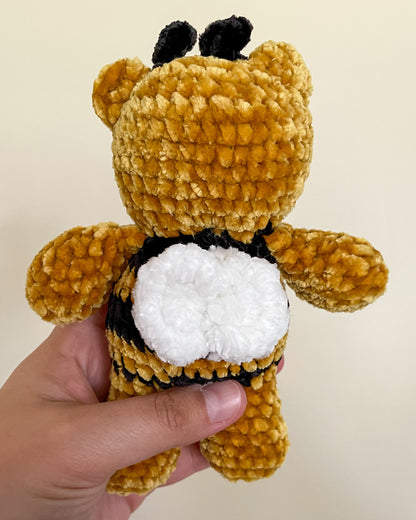 Aster the Tiniest Bumblebee Bear - Handmade Crochet Stuffed Animal Plush