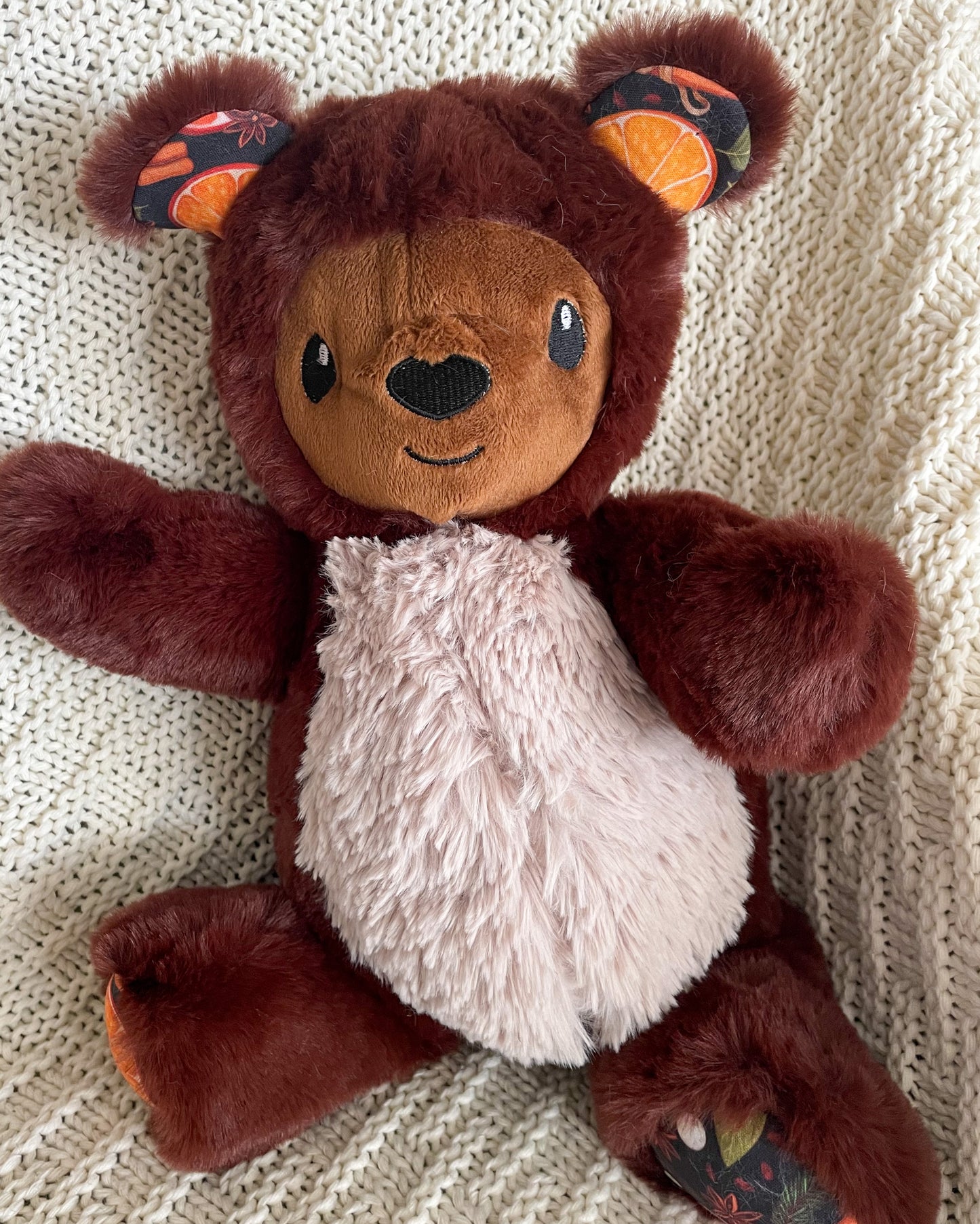 Bodhi the Brown Bear - Handmade Weighted Stuffed Animal Plush