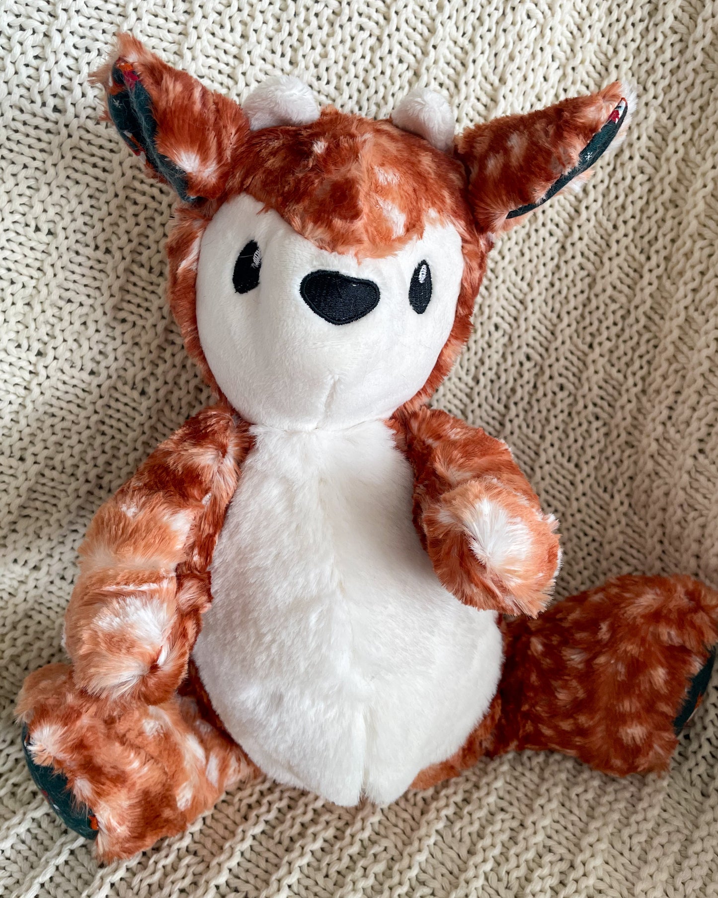 Ramona the Reindeer - Handmade Weighted Stuffed Animal Plush