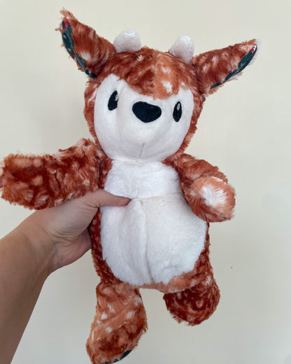 Ramona the Reindeer - Handmade Weighted Stuffed Animal Plush