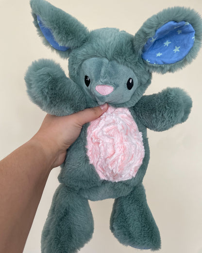 Juniper Mouse - Handmade Weighted Stuffed Animal Plush