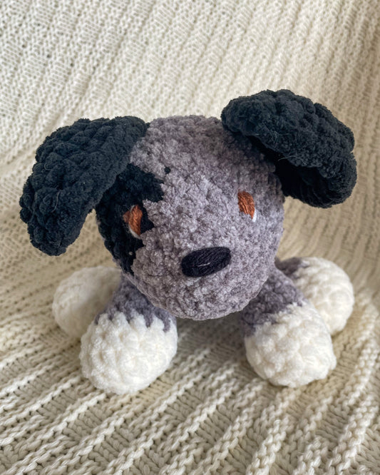 Floppy Puppy - Handmade Crochet Stuffed Animal Plush