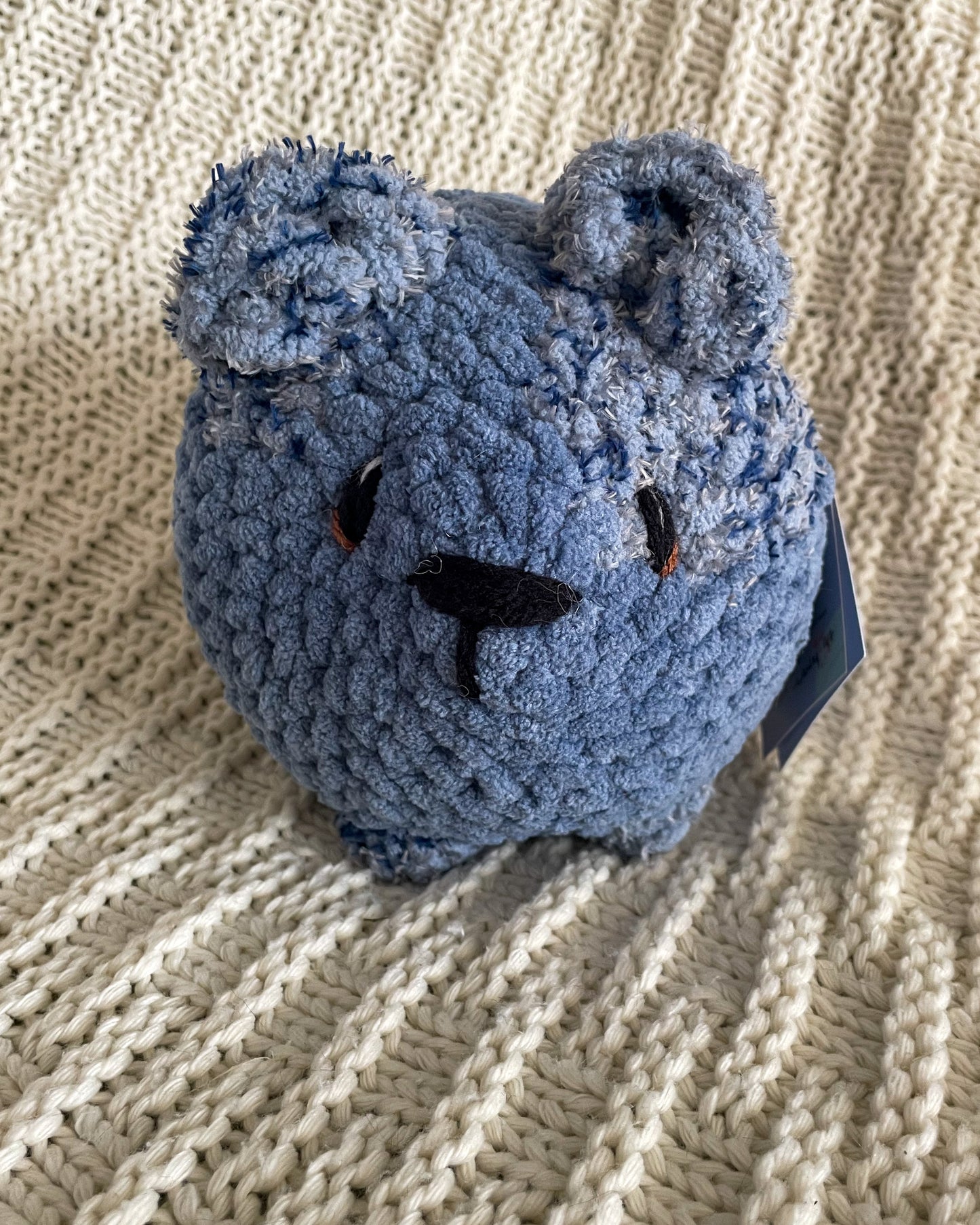 Blue Heeler Loaf Dog - Handmade Crochet Stuffed Animal Plush