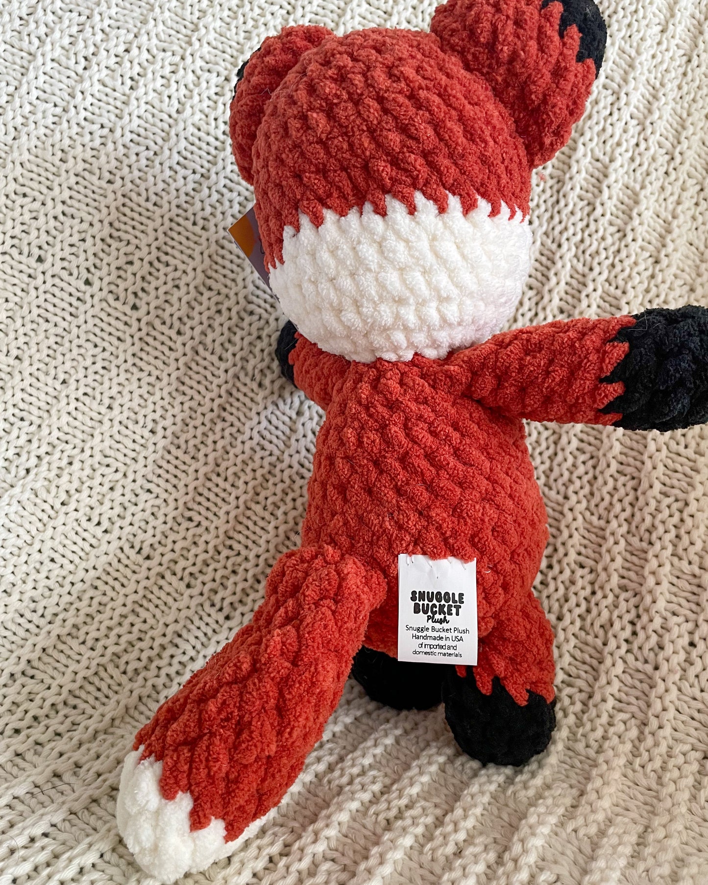 Maple the Fox - Handmade Crochet Stuffed Animal Plush