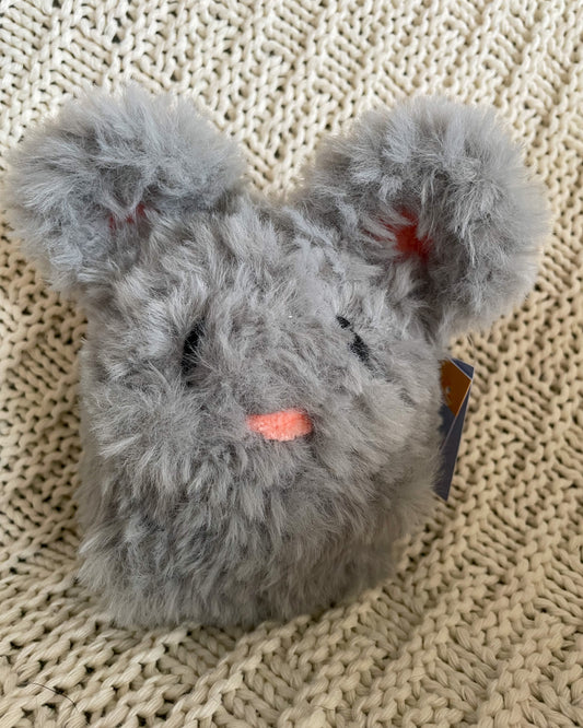 Gray Fluffy Mouse - Handmade Crochet Stuffed Animal Plush