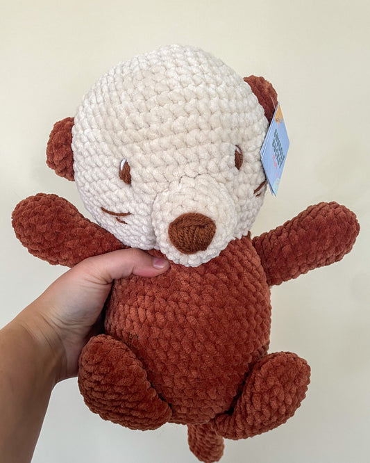 Otter - Handmade Crochet Stuffed Animal Plush