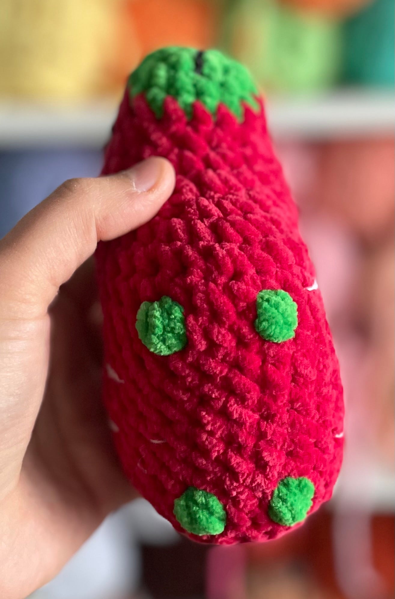 MADE TO ORDER - Strawberry Capybara, Valentine’s Day gift, handmade stuffed animal plush amigurumi