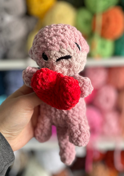 MADE TO ORDER - We Belong with Each Otter, Valentine’s Day gift, handmade stuffed animal plush amigurumi