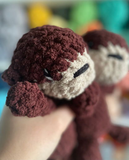 MADE TO ORDER - We Belong with Each Otter, Valentine’s Day gift, handmade stuffed animal plush amigurumi