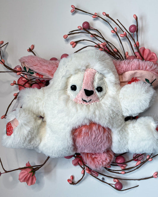 Valentine's Day Puppy - Handmade Stuffed Animal Plush