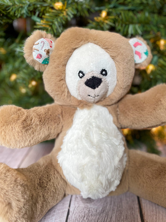 Classic Teddy Bear - Handmade Christmas Stuffed Animal Plush