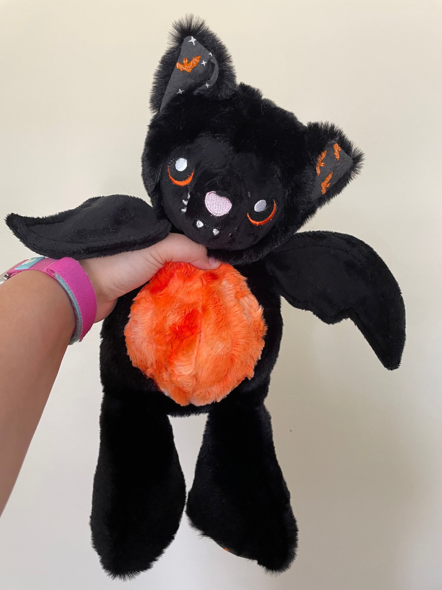 Midnight the BatCat - Handmade Weighted Stuffed Animal Plush