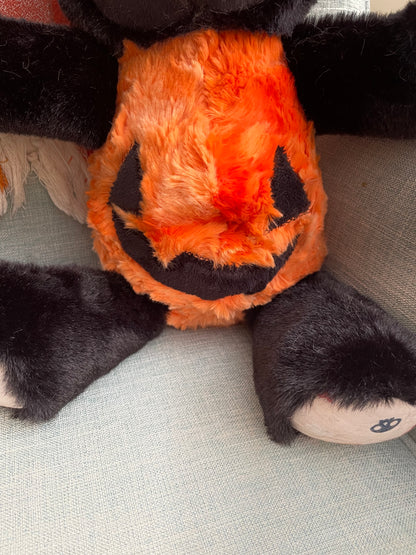 Jack the Cat-o-Lantern - Handmade Weighted Stuffed Animal Plush