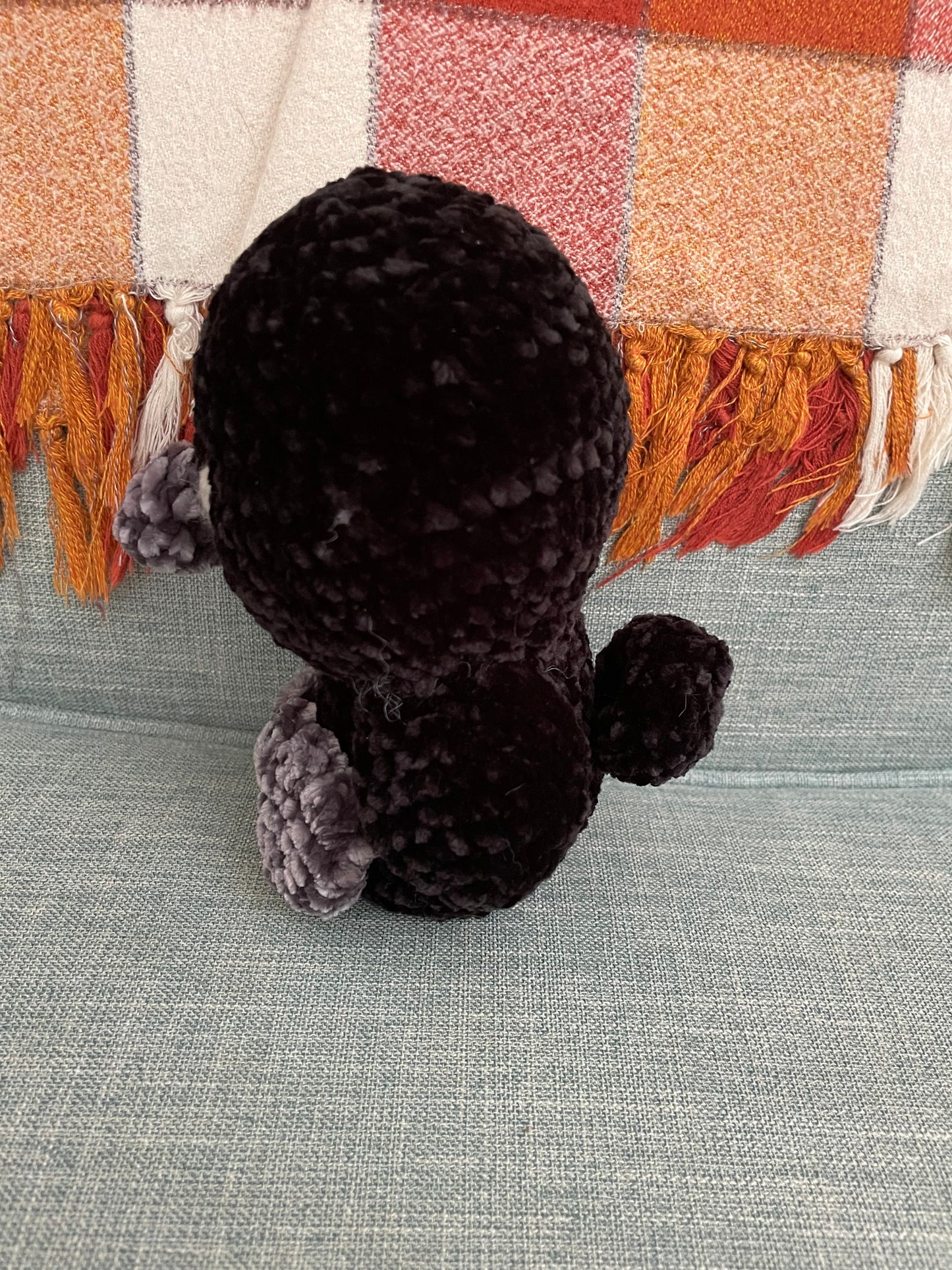 Ravena the Crow - Handmade Crochet Stuffed Animal Plush