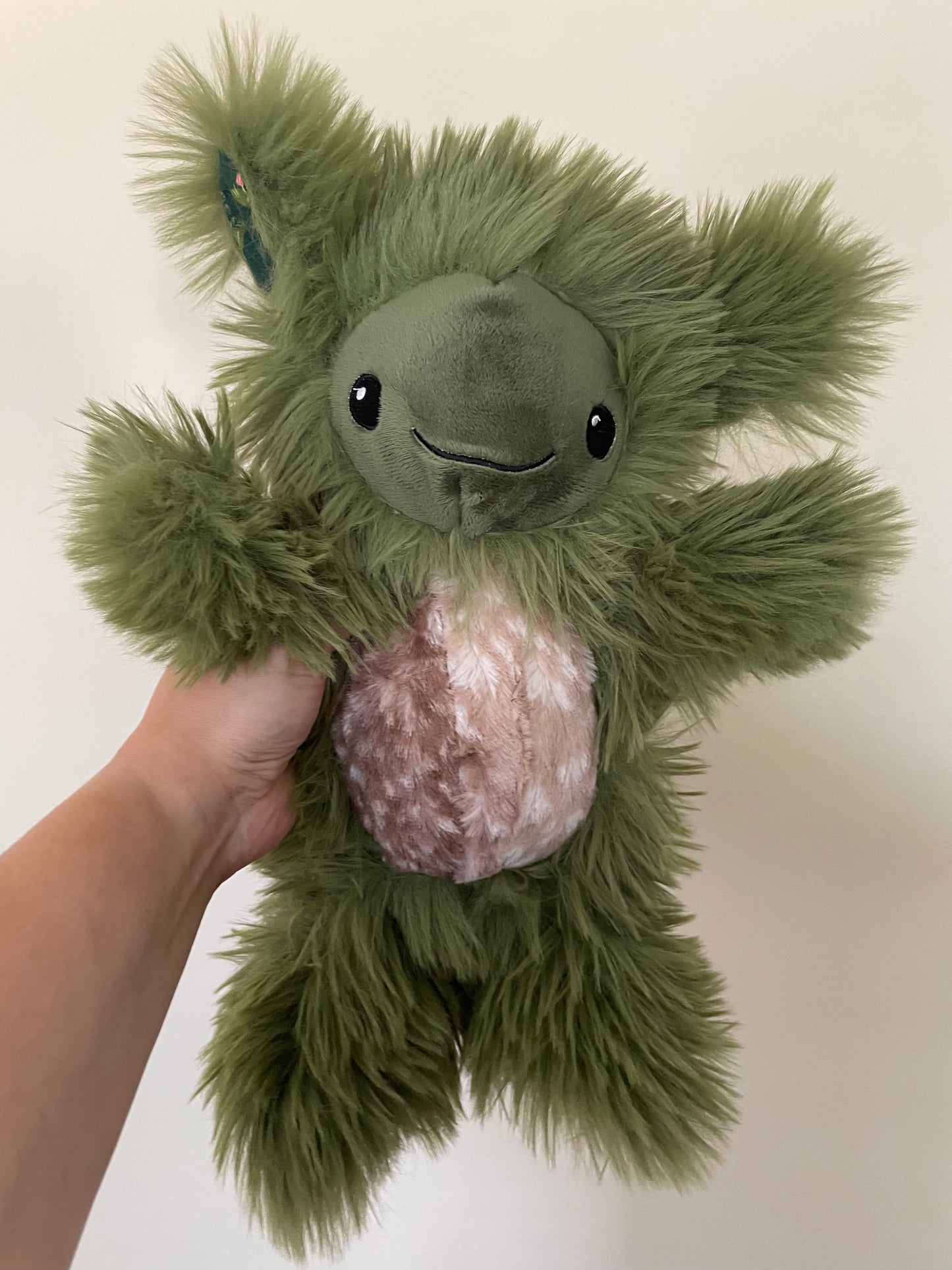 Moss the Forest Goblin - Handmade Weighted Stuffed Animal Plush