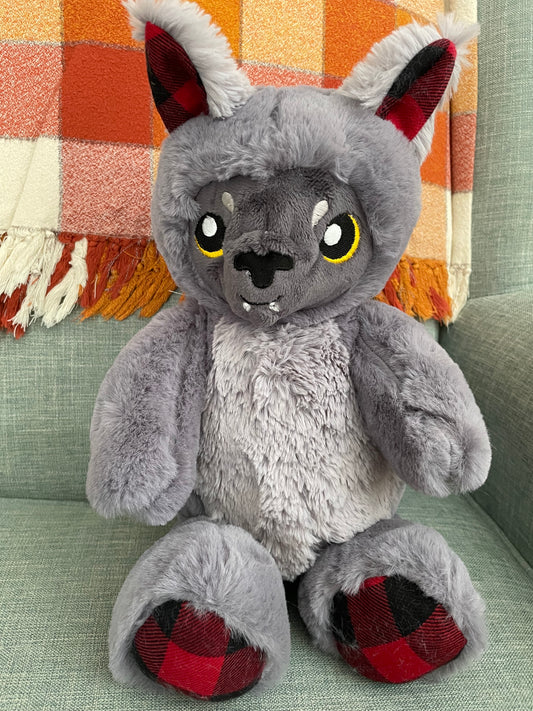 Boris the Werewolf - Handmade Weighted Stuffed Animal Plush